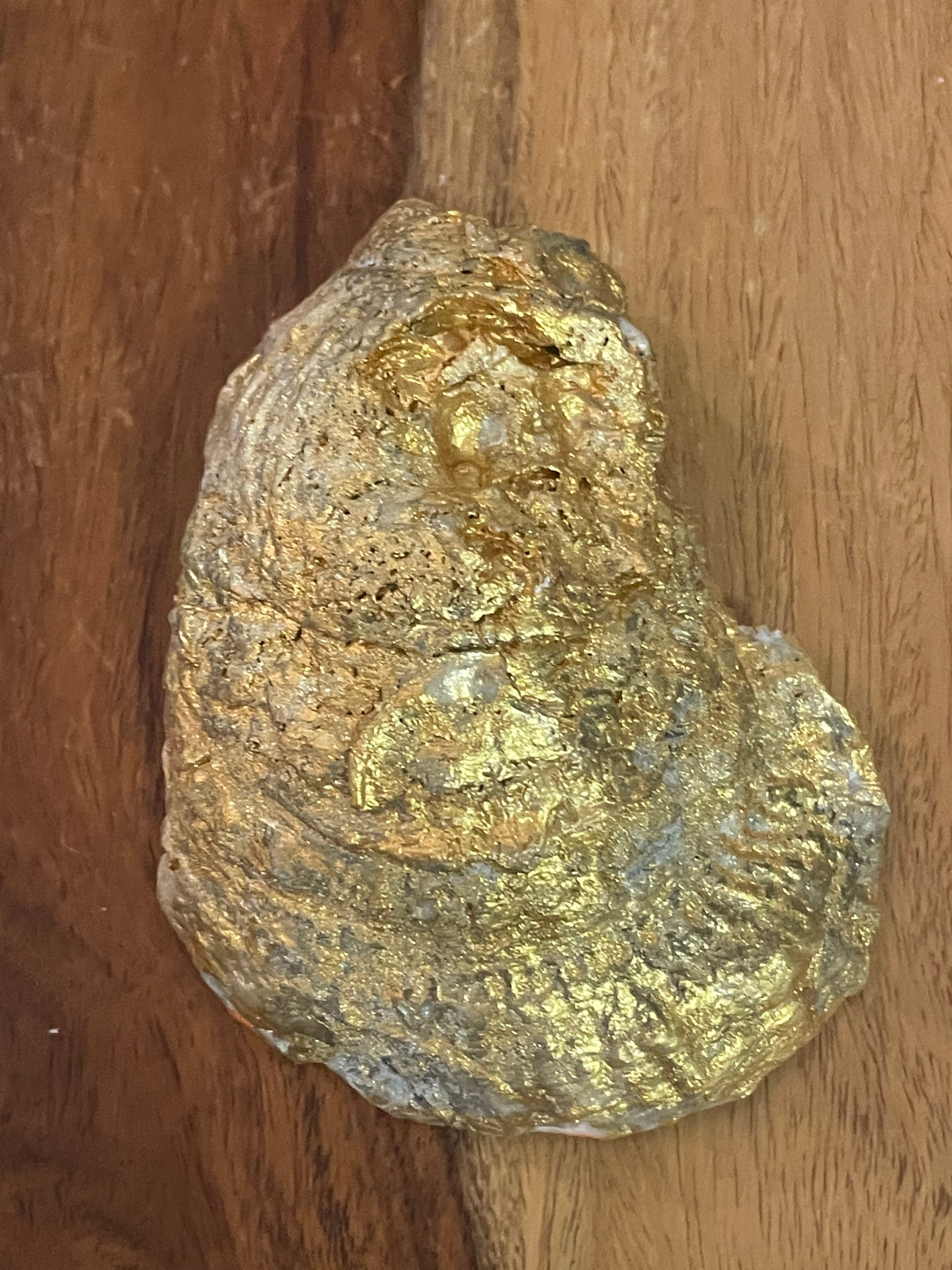 Flamingo Fancy-Gilded Oyster Trinket Dish