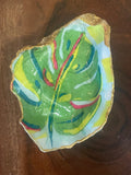 The Monstera Collection-Gilded Oyster Trinket Dish