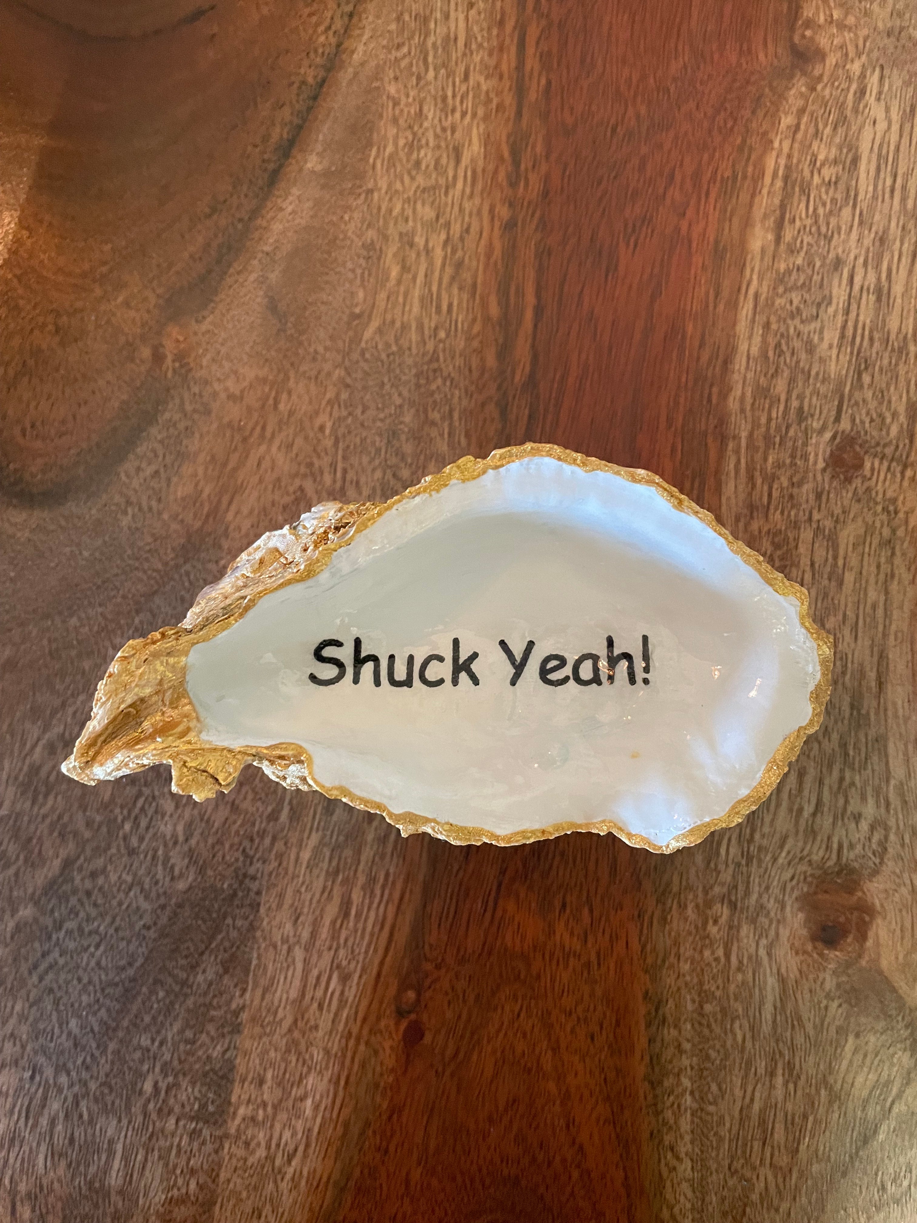 Shore Talk Oyster Dish-Gilded Oyster Trinket