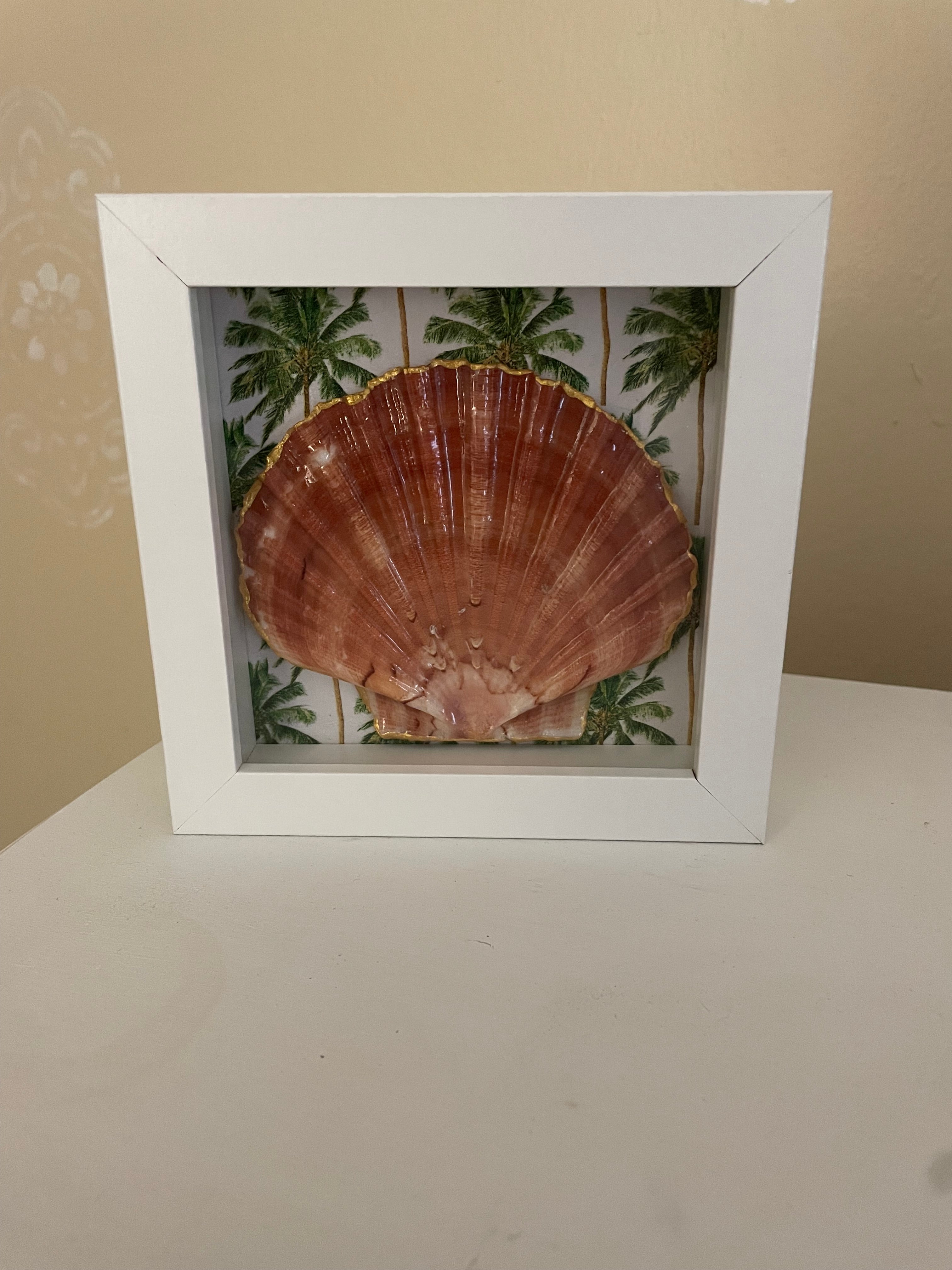 Shell of Paradise-Gilded Shell Shadowbox