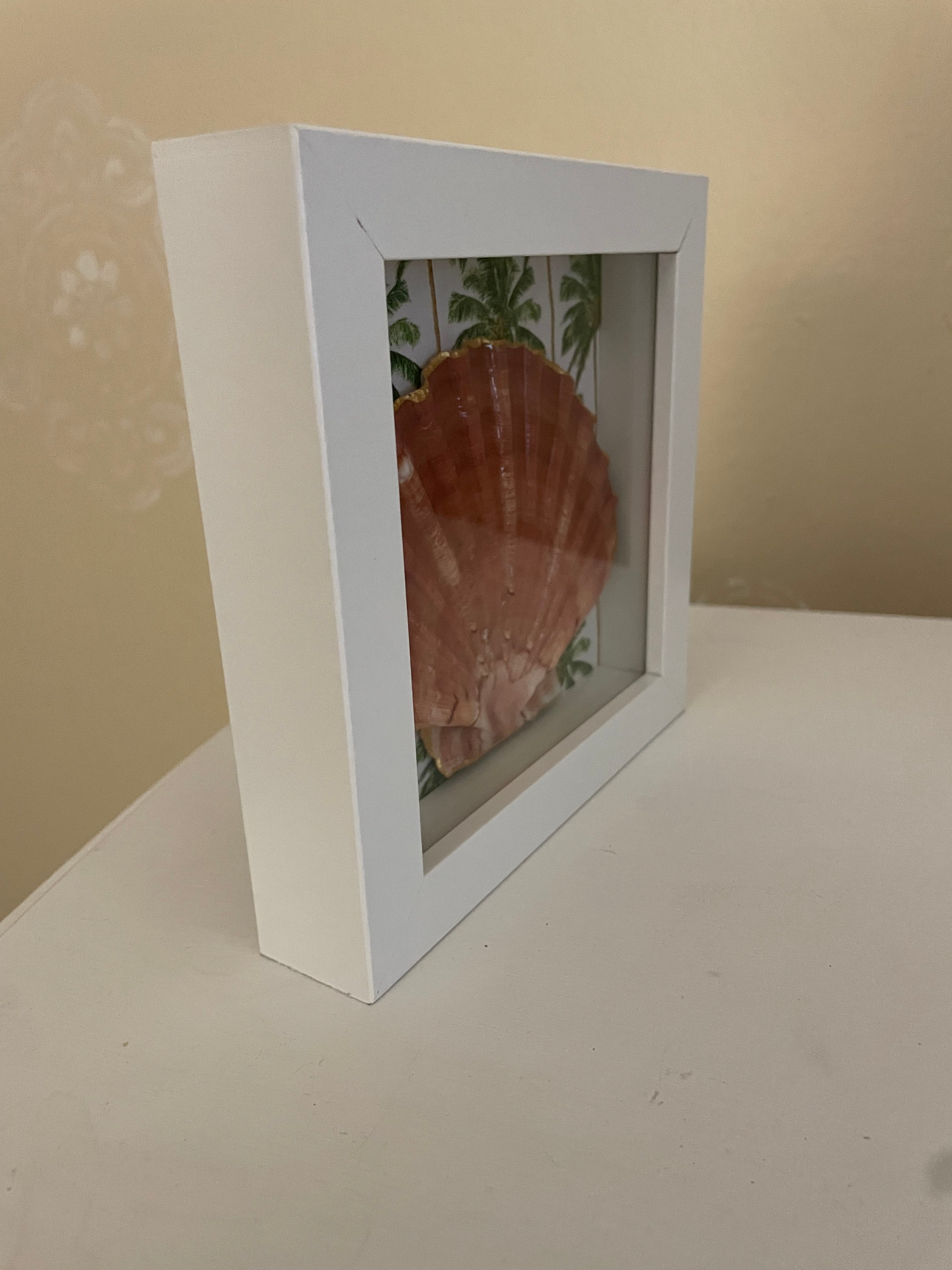 Shell of Paradise-Gilded Shell Shadowbox