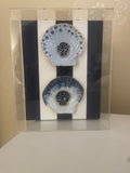 Nautical Shell Duo- Gilded Shell Shadowbox