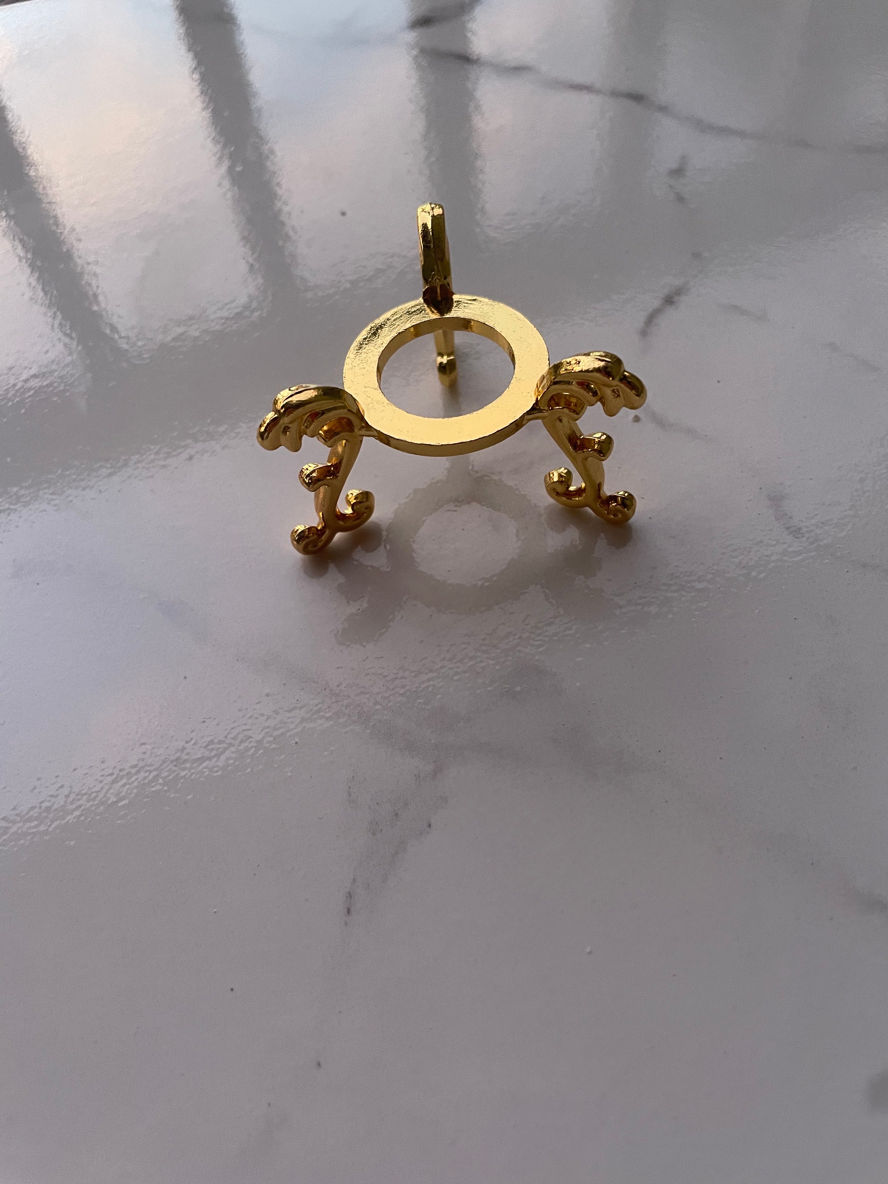 Gilded Oyster Trinket Dish -The 19th Hole Keepsake: Tee Off Edition